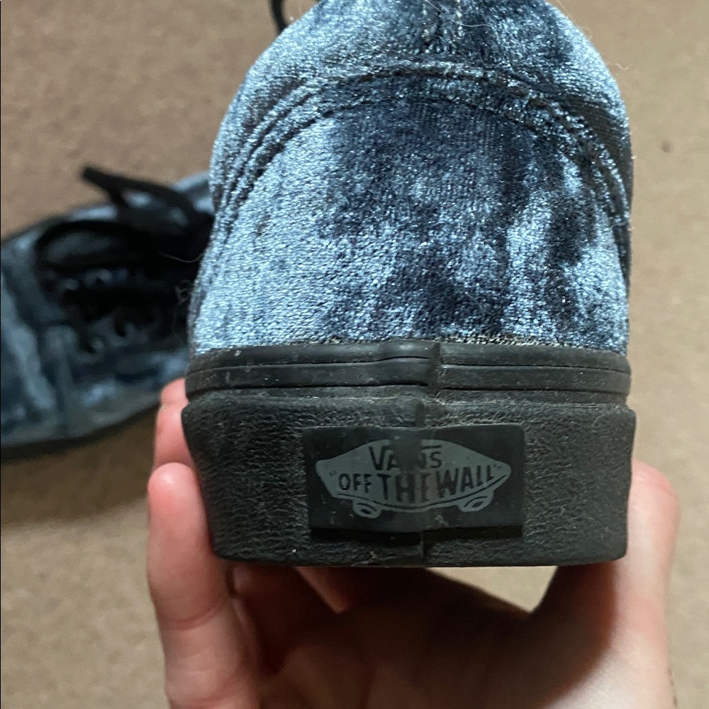 Blue Velvet Vans - Picture 3 of 5